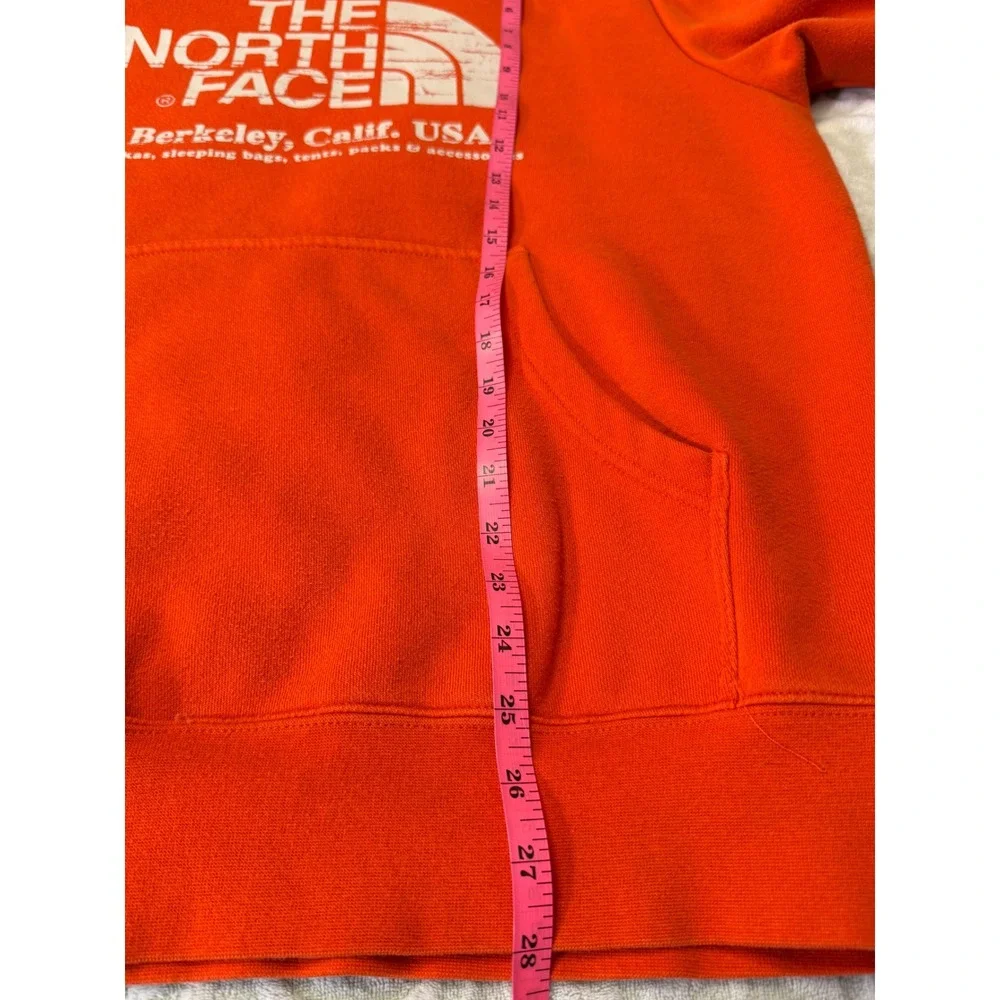 The North Face Berkeley Hoodie Men's L Pumpkin Orange Heritage Logo Gorpcore